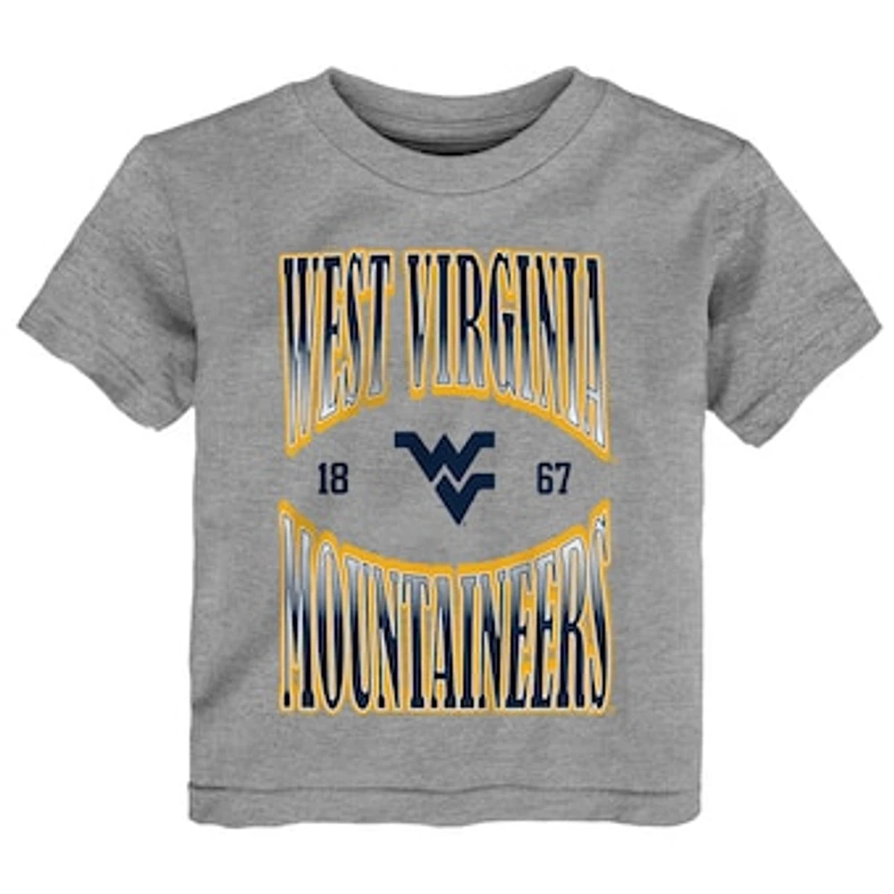 Toddler Heather Gray West Virginia Mountaineers Top Class T-Shirt