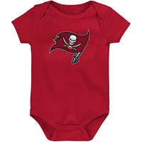 Newborn & Infant Red Tampa Bay Buccaneers Team Logo Bodysuit