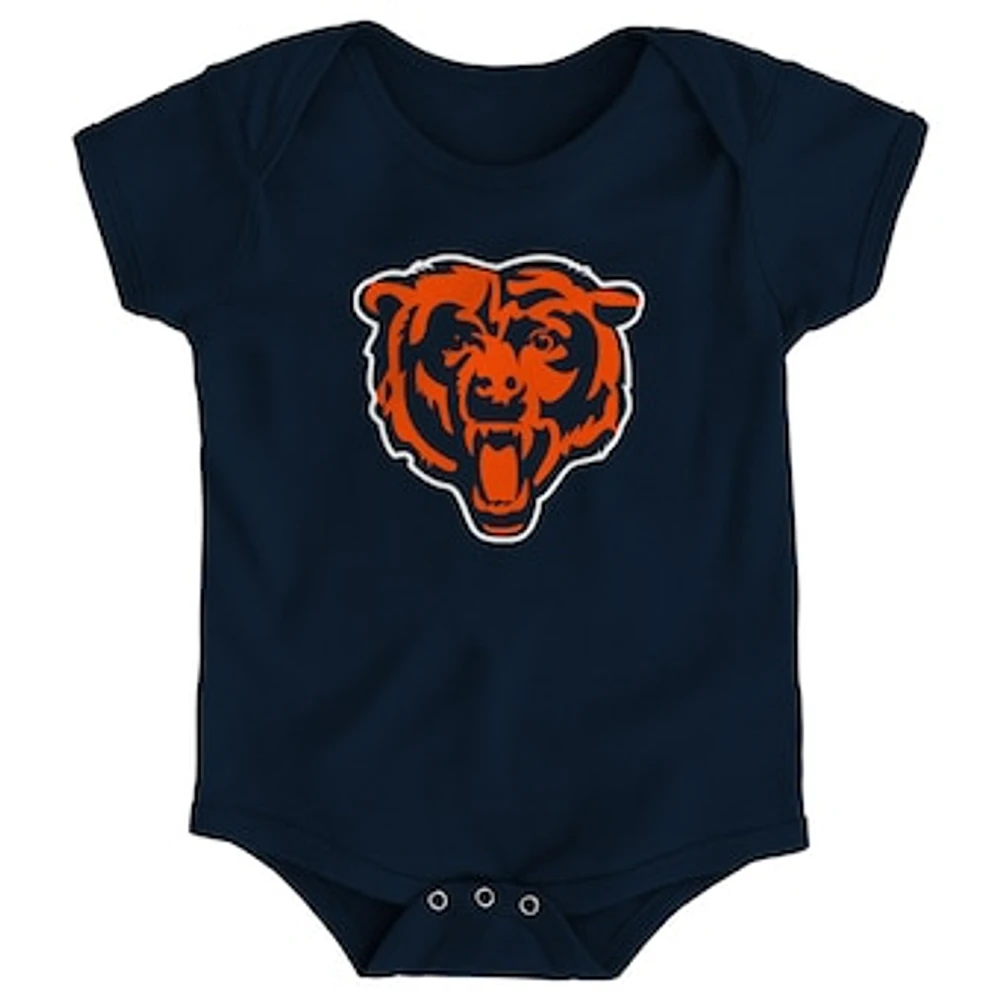 Newborn & Infant Navy Chicago Bears Team Logo Bodysuit