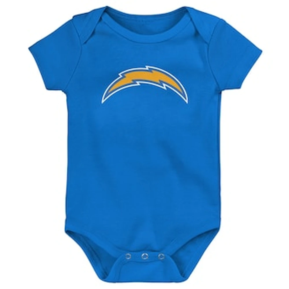 Newborn & Infant Powder Blue Los Angeles Chargers Team Logo Bodysuit