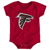 Newborn & Infant Red Atlanta Falcons Team Logo Bodysuit