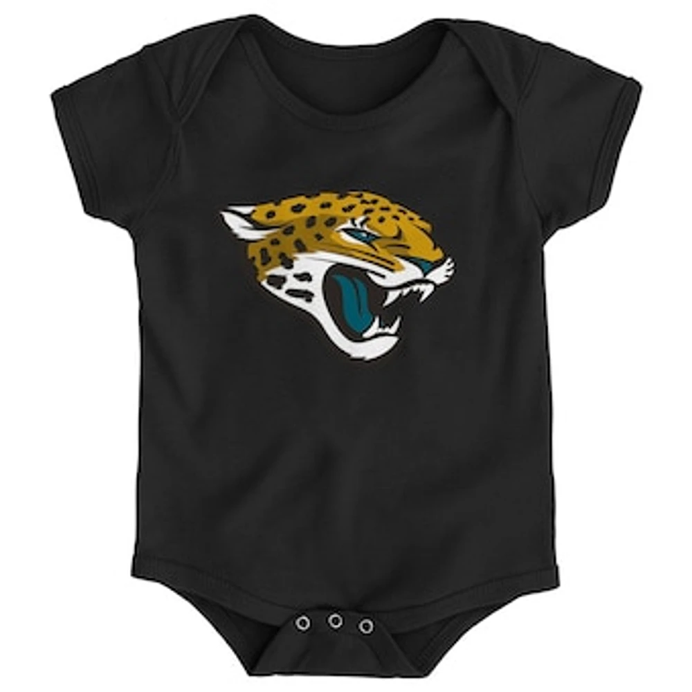 Newborn & Infant Black Jacksonville Jaguars Team Logo Bodysuit