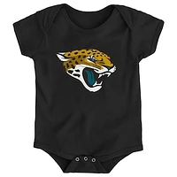 Newborn & Infant Black Jacksonville Jaguars Team Logo Bodysuit