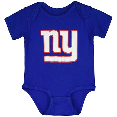 Newborn & Infant Royal New York Giants Team Logo Bodysuit