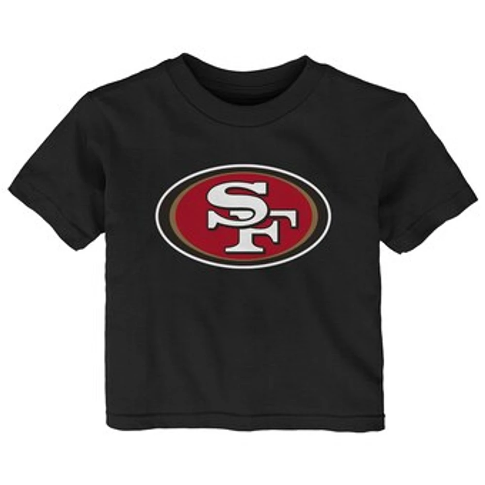 Infant Black San Francisco 49ers Primary Logo T-Shirt