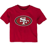 Infant Scarlet San Francisco 49ers Primary Logo T-Shirt