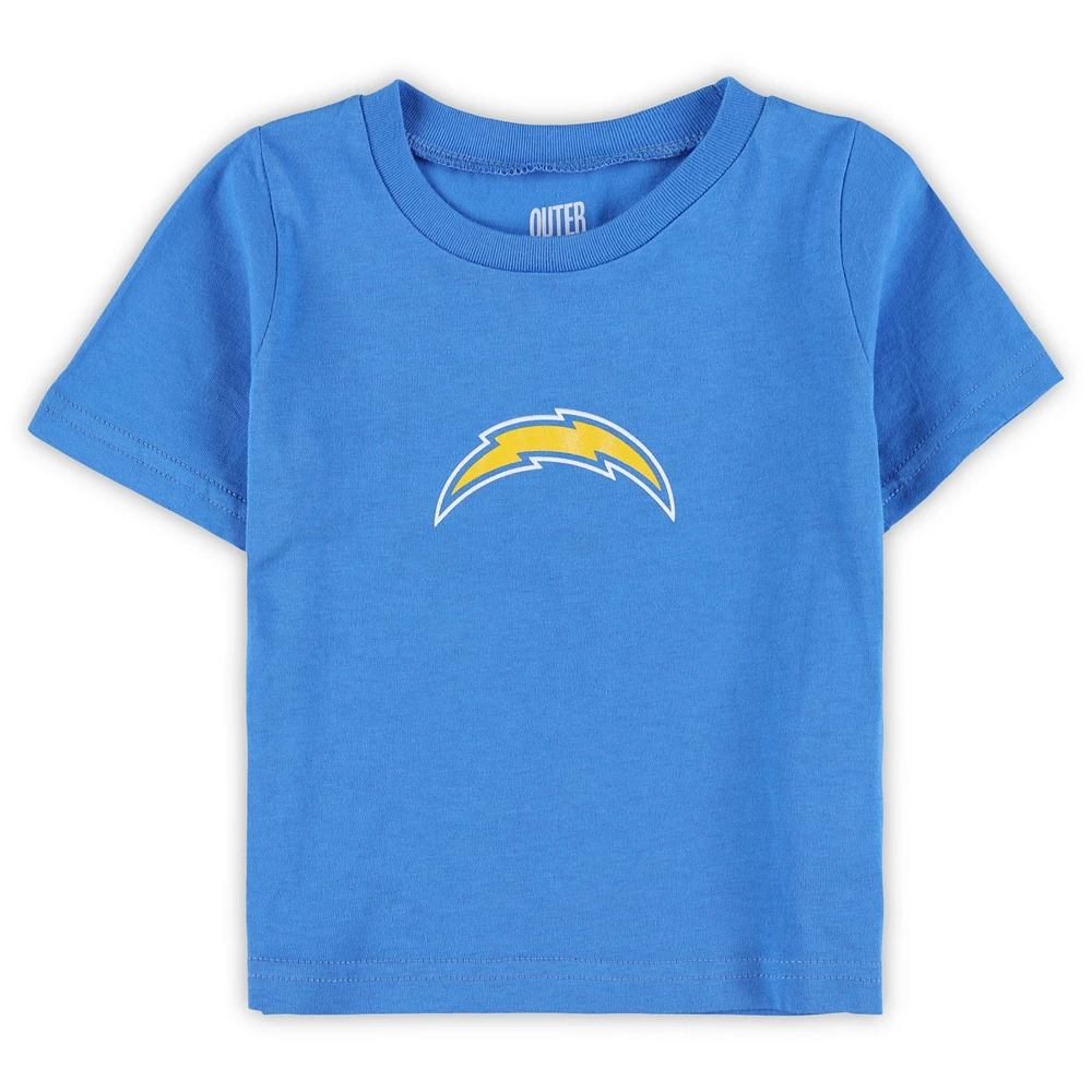 Infant Powder Blue Los Angeles Chargers Primary Logo T-Shirt