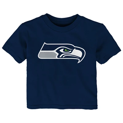 Infant College Navy Seattle Seahawks Primary Logo T-Shirt