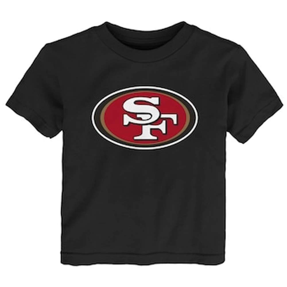 Toddler Black San Francisco 49ers Primary Logo T-Shirt