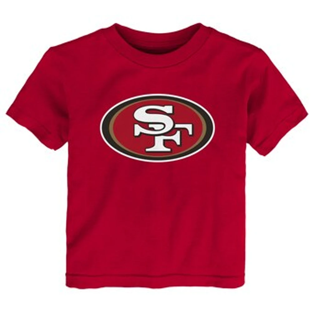 Toddler Scarlet San Francisco 49ers Primary Logo T-Shirt