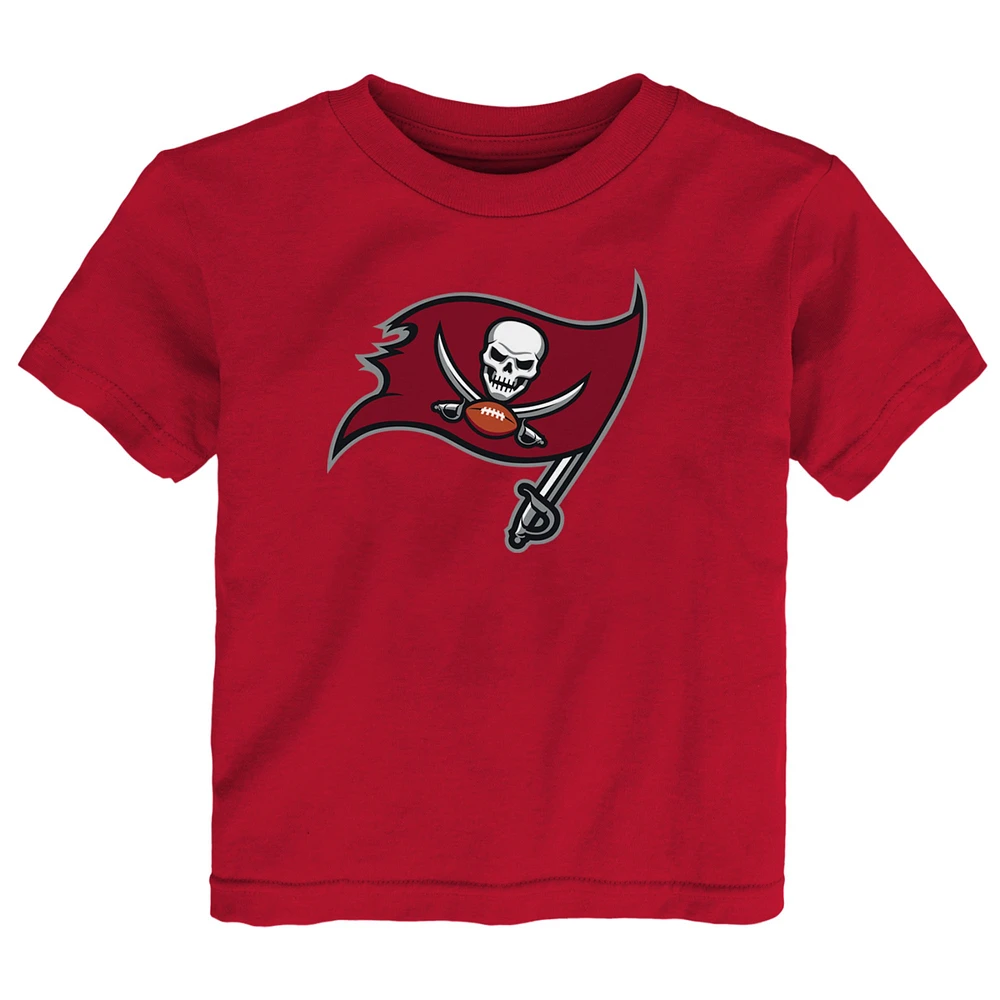 Toddler Red Tampa Bay Buccaneers Primary Logo T-Shirt