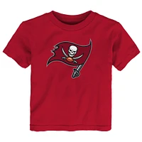 Toddler Red Tampa Bay Buccaneers Primary Logo T-Shirt