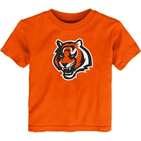 Toddler Orange Cincinnati Bengals Primary Logo T-Shirt