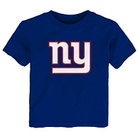 Toddler Royal New York Giants Primary Logo T-Shirt