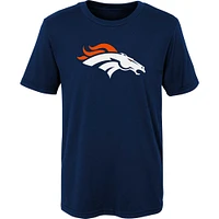 Preschool Navy Denver Broncos Primary Logo T-Shirt