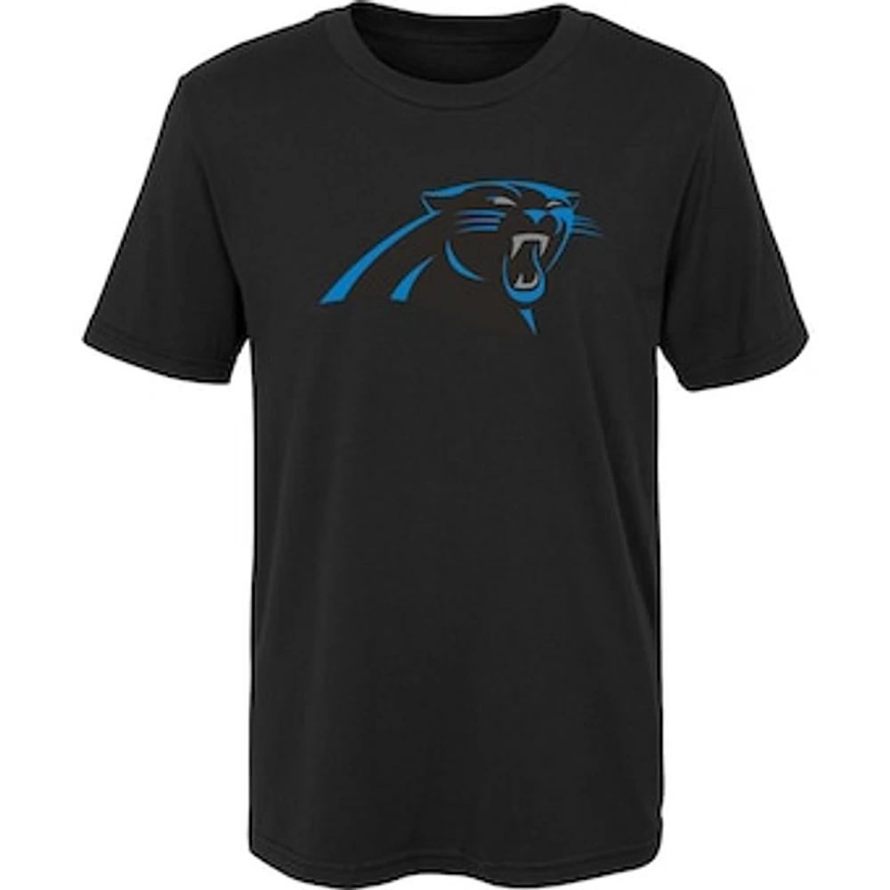 Preschool Black Carolina Panthers Primary Logo T-Shirt