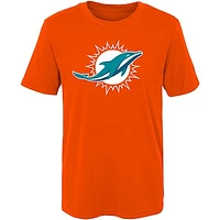 Preschool Orange Miami Dolphins Primary Logo T-Shirt