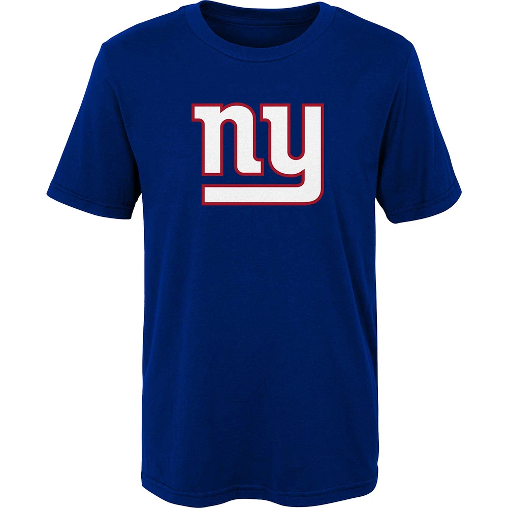 Preschool Royal New York Giants Primary Logo T-Shirt