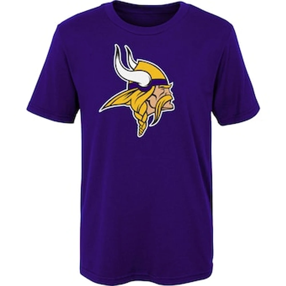 Preschool Purple Minnesota Vikings Primary Logo T-Shirt