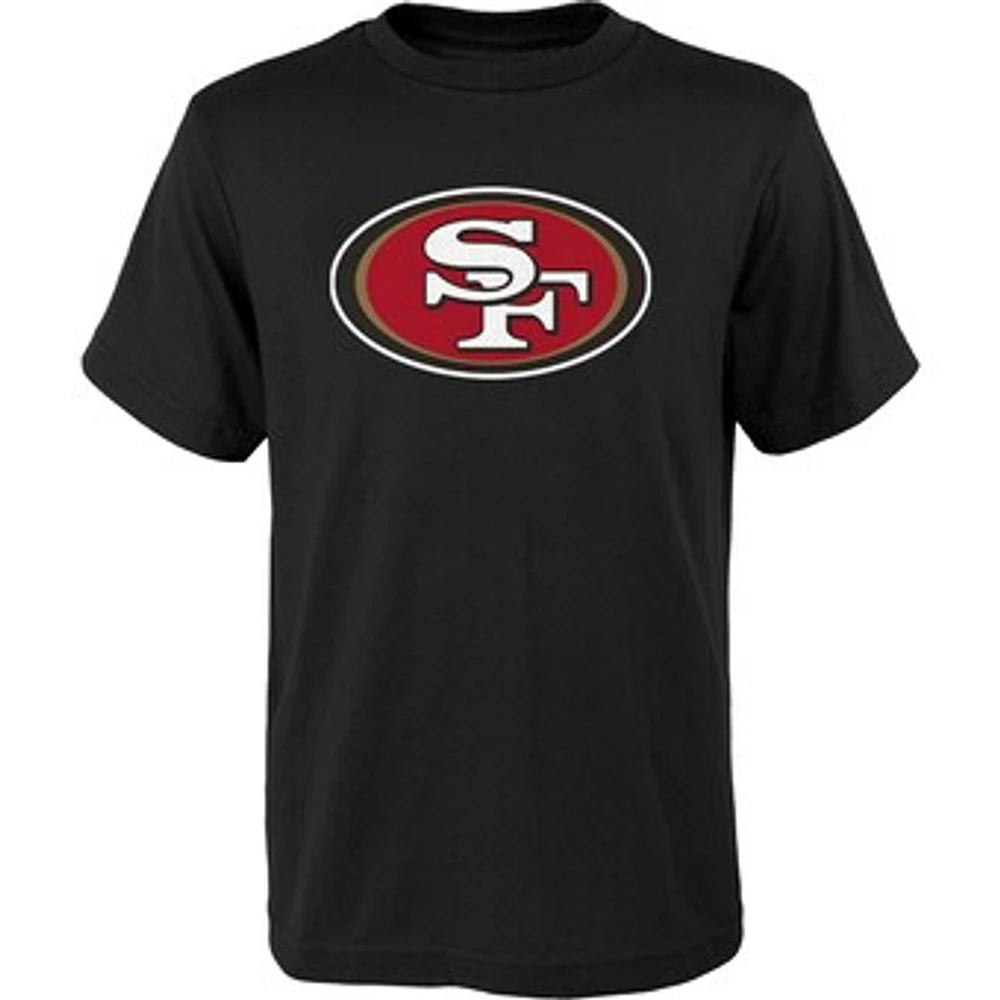 Youth Black San Francisco 49ers Primary Logo T-Shirt