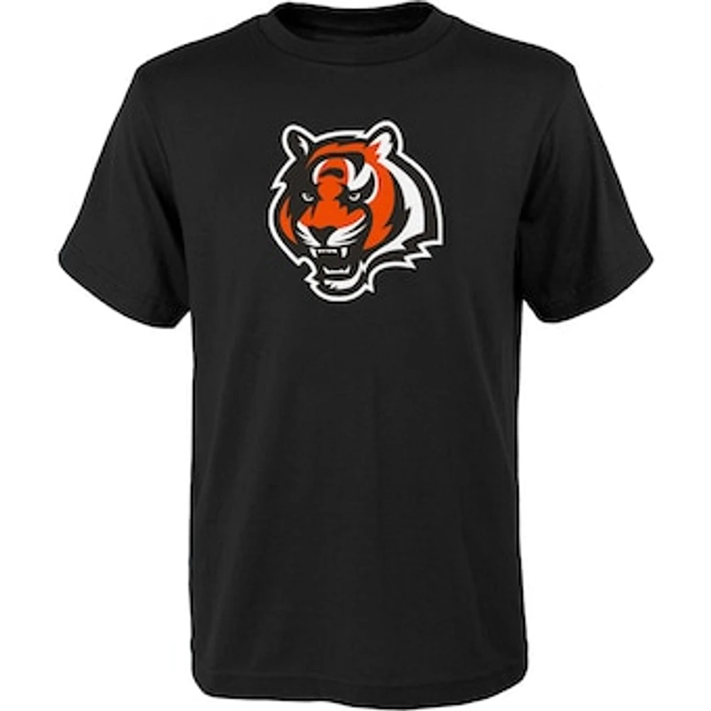 Youth Black Cincinnati Bengals Primary Logo T-Shirt