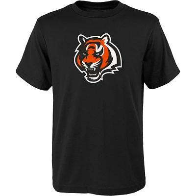 Youth Black Cincinnati Bengals Primary Logo T-Shirt