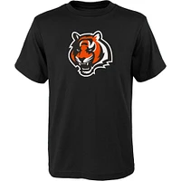 Youth Black Cincinnati Bengals Primary Logo T-Shirt