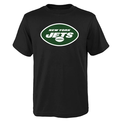 Youth Black New York Jets Primary Logo T-Shirt