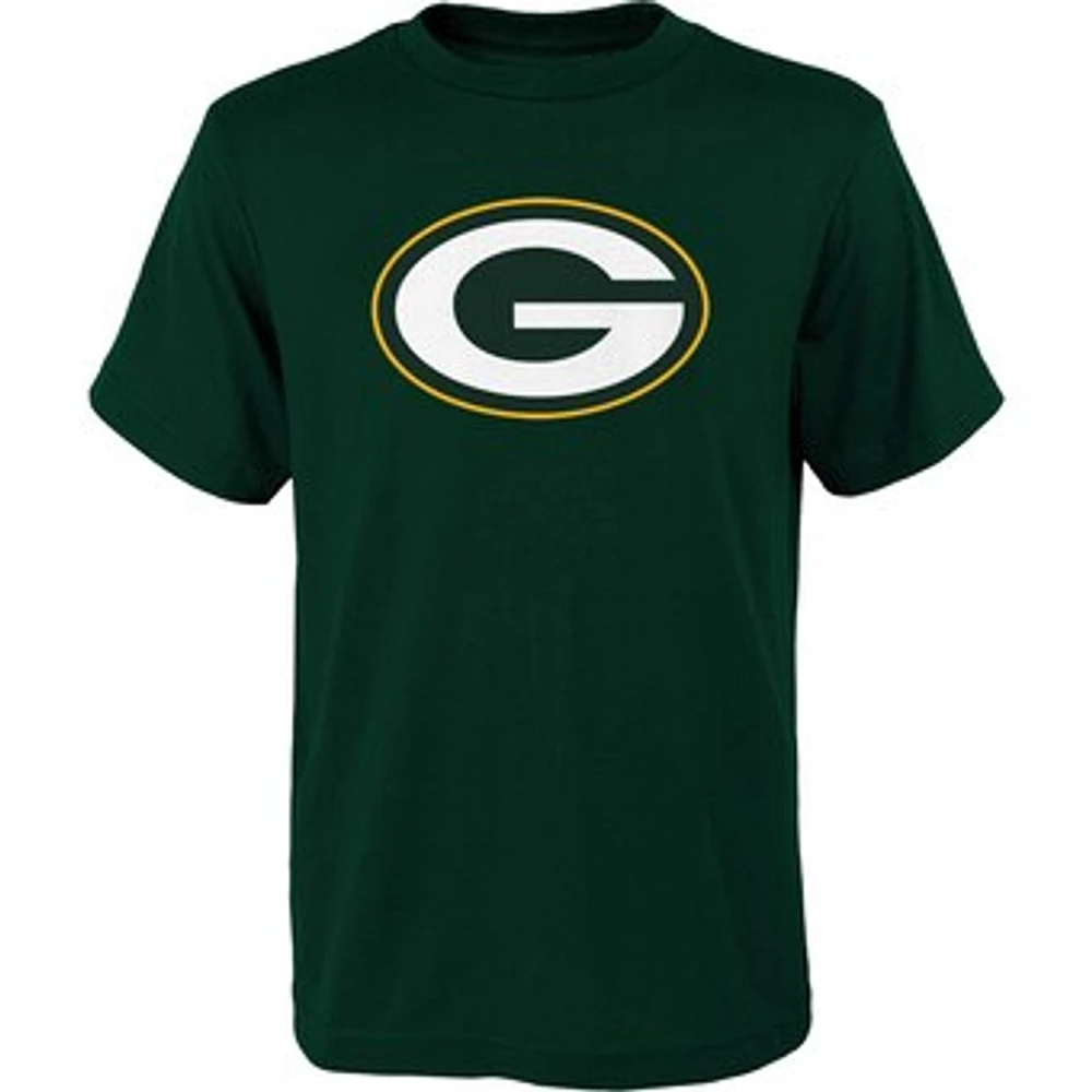 Youth Green Green Bay Packers Primary Logo T-Shirt