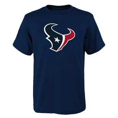 Youth Navy Houston Texans Primary Logo T-Shirt