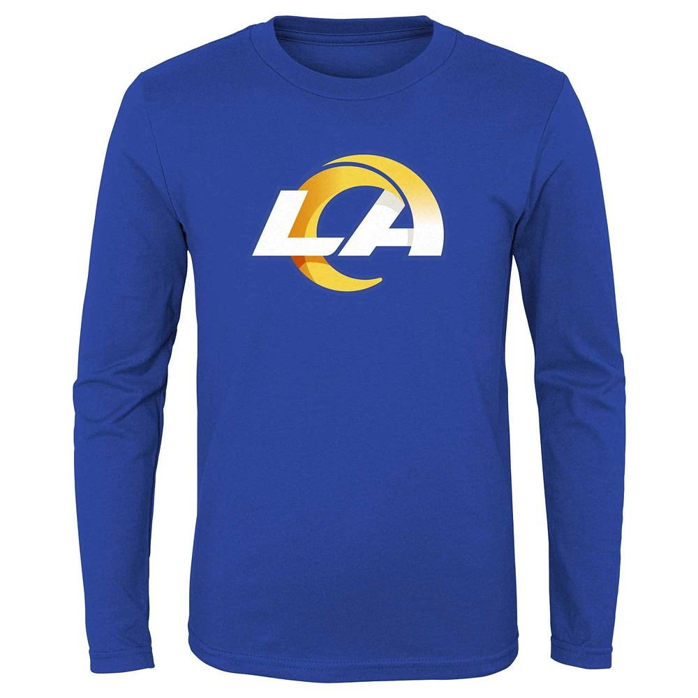 Preschool Royal Los Angeles Rams Primary Logo Long Sleeve T-Shirt