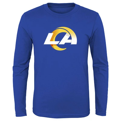 Preschool Royal Los Angeles Rams Primary Logo Long Sleeve T-Shirt