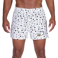 Men's Concepts Sport White Florida Gulf Coast Eagles Epiphany Allover Print Knit Boxer Shorts