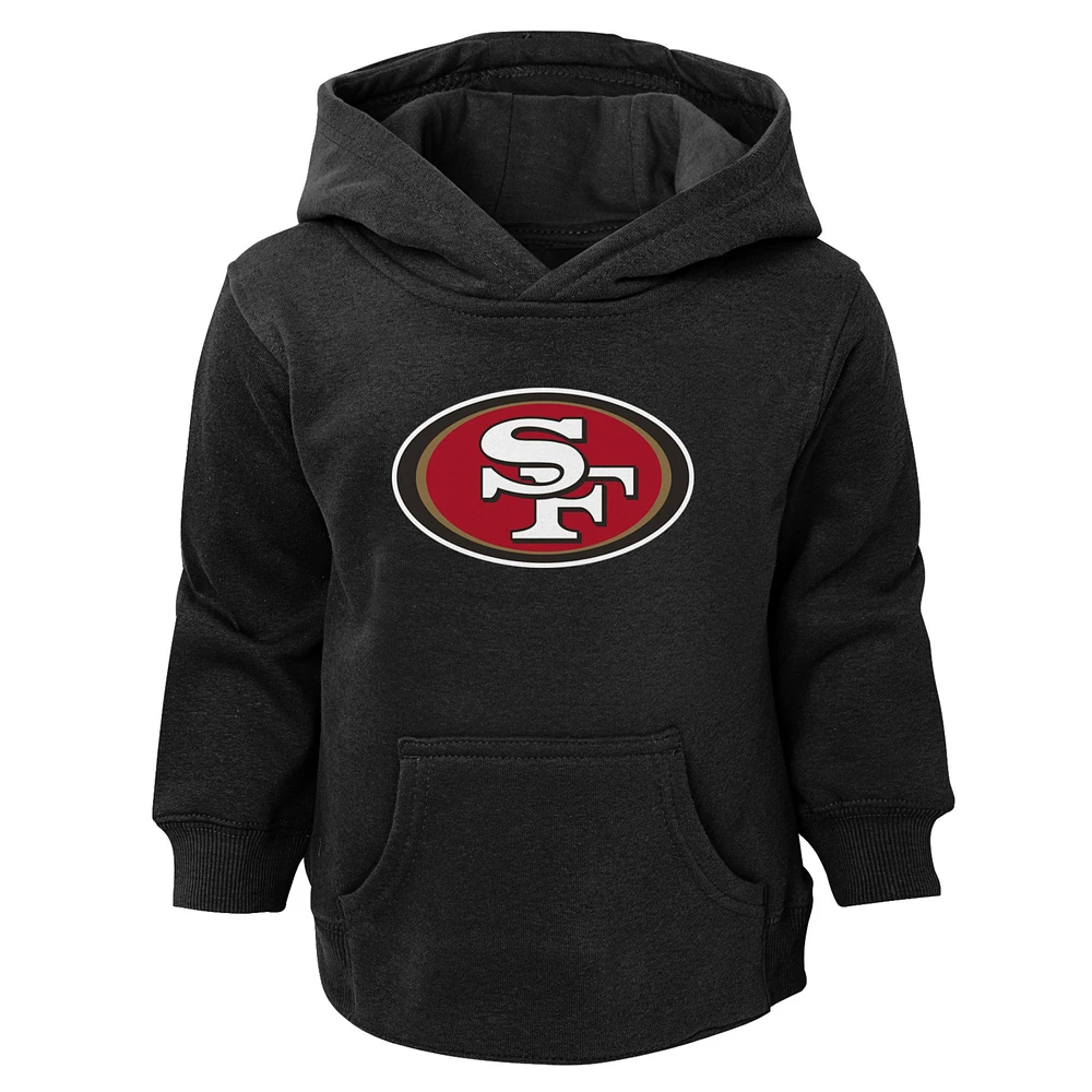 Toddler Black San Francisco 49ers Logo Pullover Hoodie