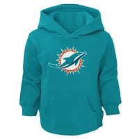 Toddler Aqua Miami Dolphins Logo Pullover Hoodie