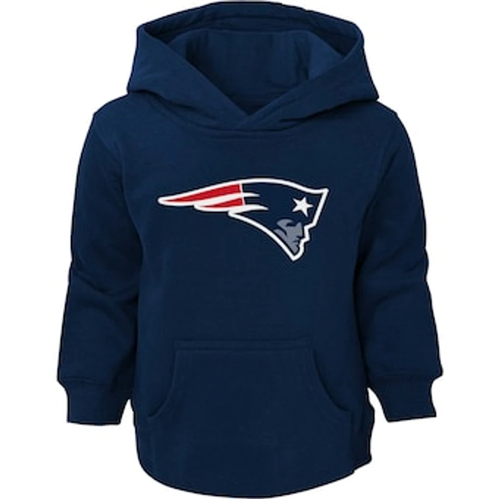 Toddler Navy New England Patriots Logo Pullover Hoodie