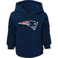 Toddler Navy New England Patriots Logo Pullover Hoodie