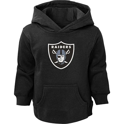 Toddler Black Las Vegas Raiders Logo Pullover Hoodie