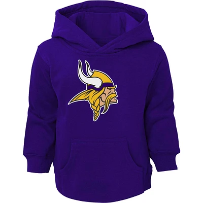 Toddler Purple Minnesota Vikings Logo Pullover Hoodie