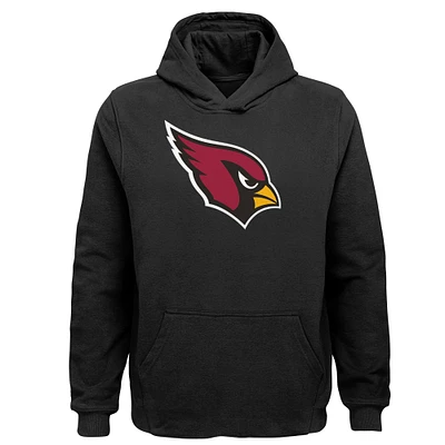 Youth Black Arizona Cardinals Team Logo Pullover Hoodie