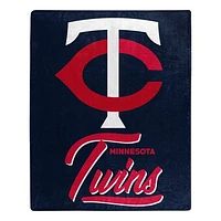The Northwest Group  Minnesota Twins 50" x 60" Signature Raschel Plush Throw Blanket
