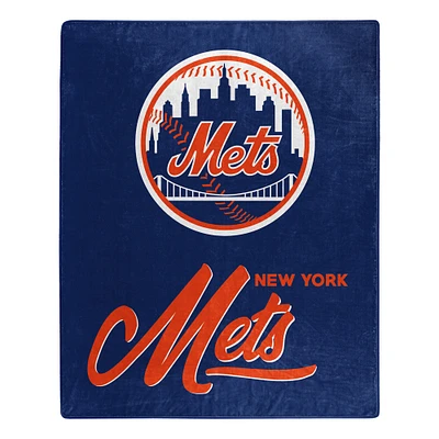 The Northwest Group  New York Mets 50" x 60" Signature Raschel Plush Throw Blanket