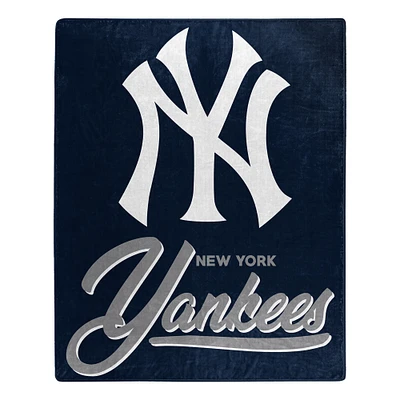 The Northwest Group  New York Yankees 50" x 60" Signature Raschel Plush Throw Blanket