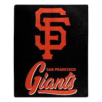 The Northwest Group  San Francisco Giants 50" x 60" Signature Raschel Plush Throw Blanket
