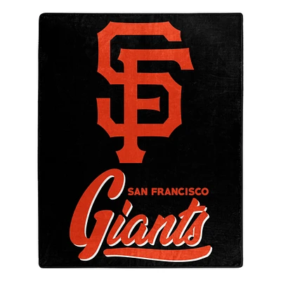 The Northwest Group  San Francisco Giants 50" x 60" Signature Raschel Plush Throw Blanket