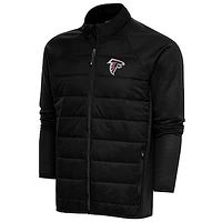 Men's Antigua  Black Atlanta Falcons Altitude Full-Zip Jacket