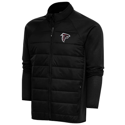 Men's Antigua  Black Atlanta Falcons Altitude Full-Zip Jacket