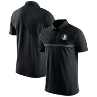 Men's Nike Black Florida State Seminoles Coaches Performance Polo