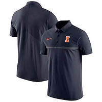 Men's Nike Navy Illinois Fighting Illini Coaches Performance Polo