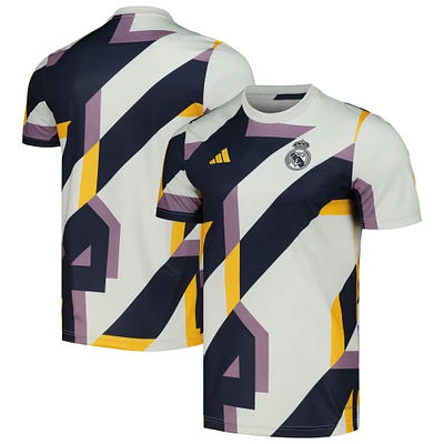 Men's adidas Silver Real Madrid 2023 Pre-Match Top